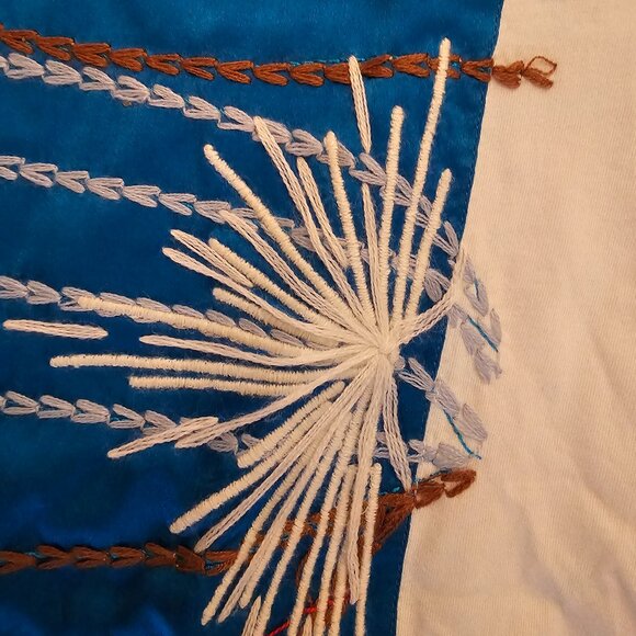 Us men's sz S Craig Green cotton/silk embriodered t-shirt - Picture 3 of 3